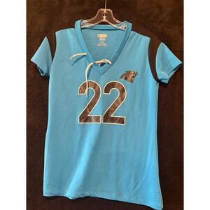 NFL Carolina‎ Panthers McCaffrey 22 Women's T-Shirt Football Jersey